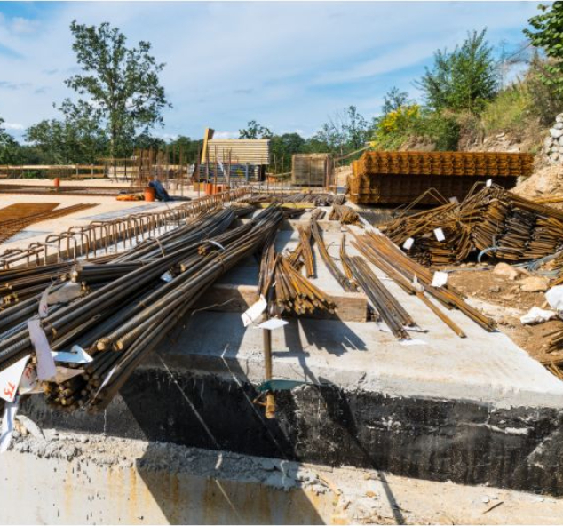 Bitumen membrane applied to foundation in Johannesburg