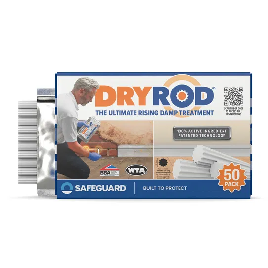 Dryrod Damp-Proofing Rods: BBA Approved Rising Damp Treatment