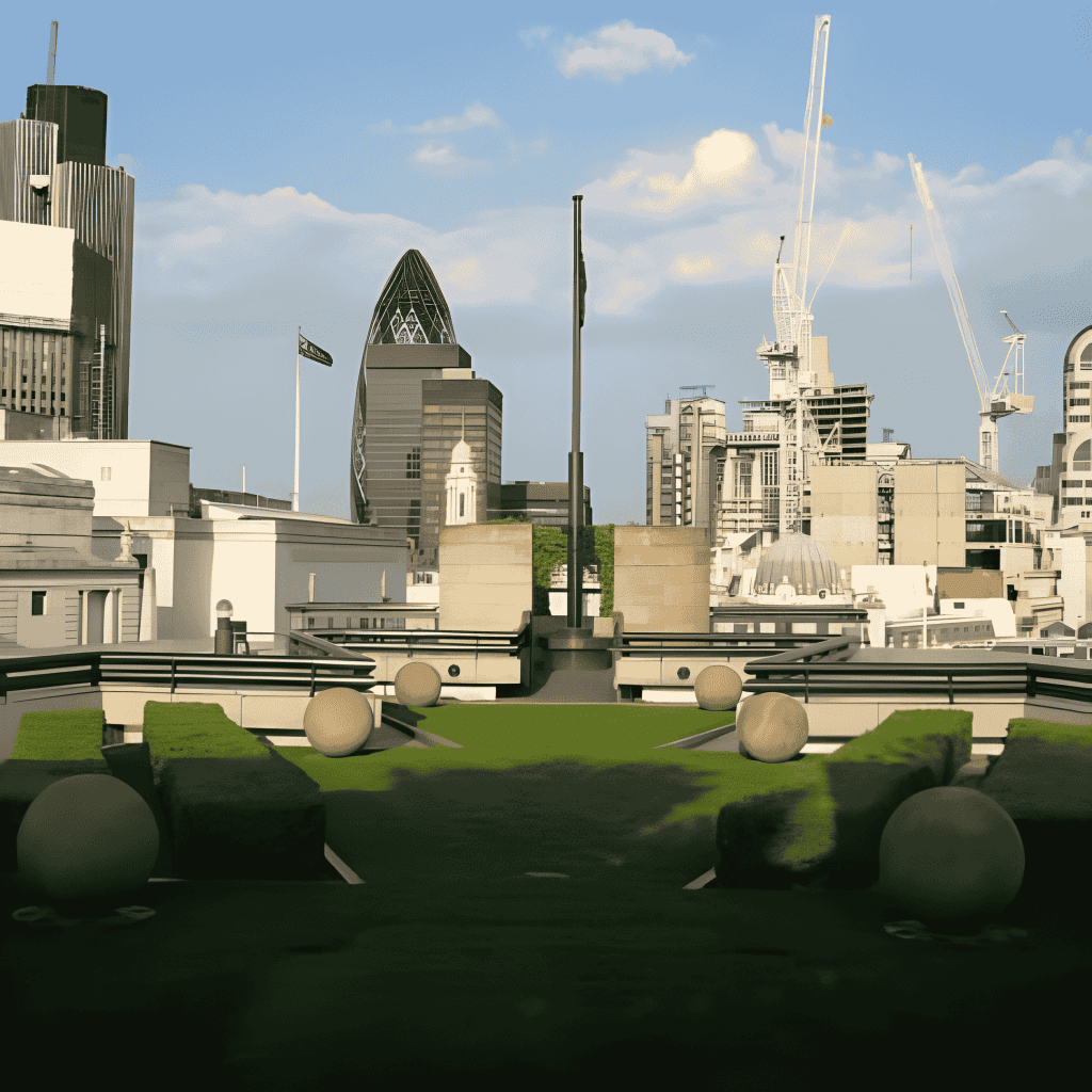 Drainage layer and dimpled membrane used on green roofs