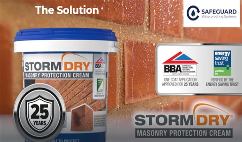 Applying masonry sealant to protect brick walls from moisture damage