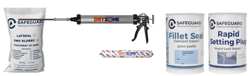 Safeguard Chemicals negative side waterproofing system for underground structures exposed to hydrostatic pressure