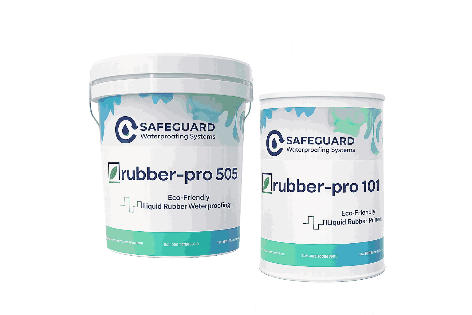 liquid rubber roof waterproofing in South Africa applied on flat roof