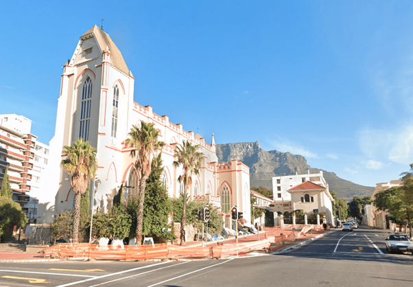 Wooden box gutters on a Cape Town cathedral requiring waterproofing